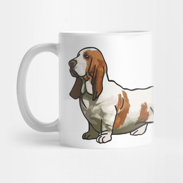 Basset Hound Dog by PetinHeart